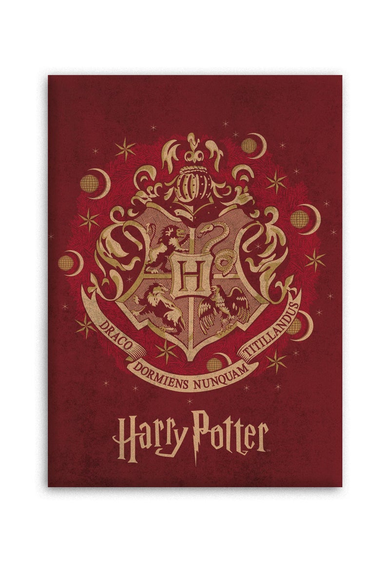 Harry Potter Kids Blanket Throw Polar Fleece - Red - 100x140 cm